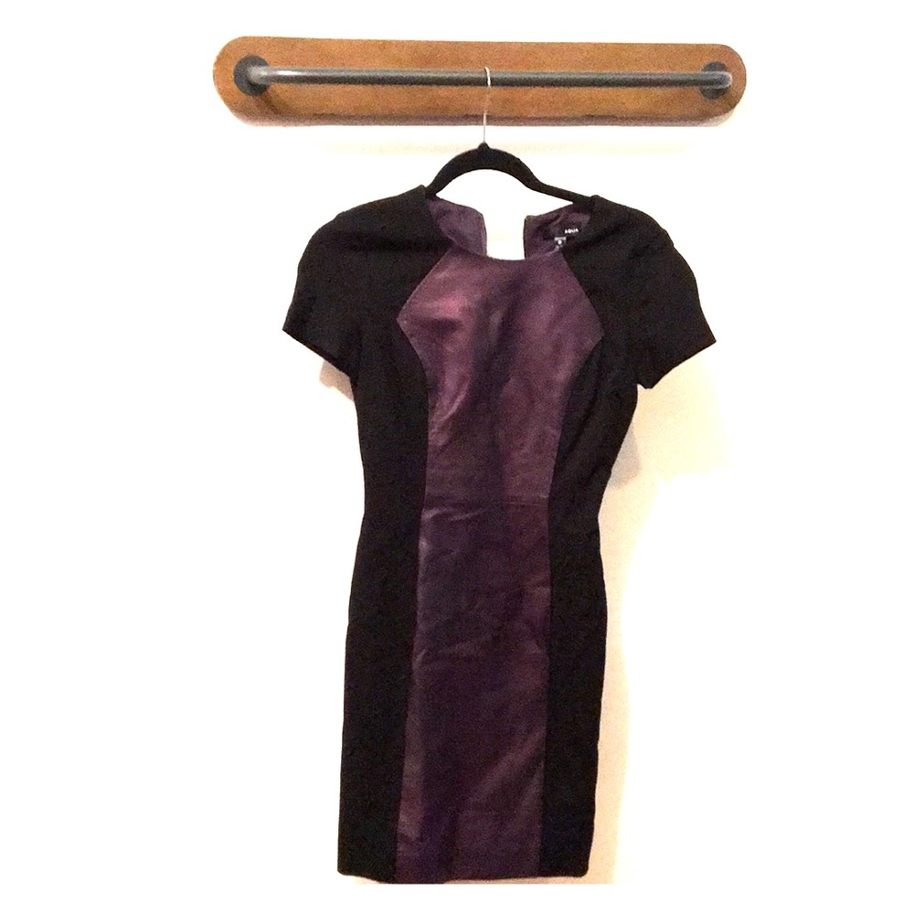 Sexy Purple Leather Dress